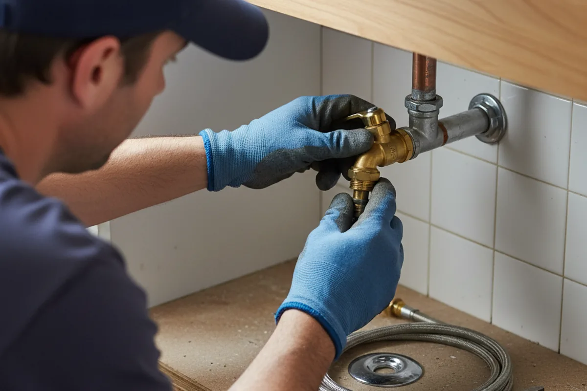 Shutoff valve and fitting work during Faucet and Fixture Repair in Ventnor City